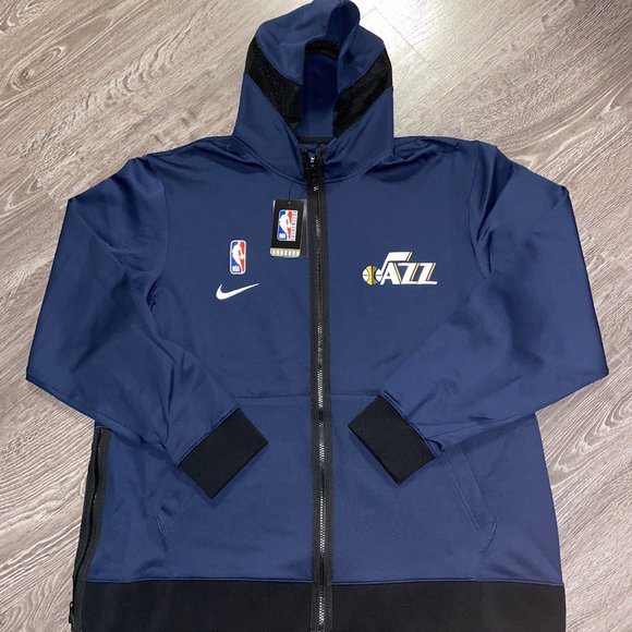Nike NBA Utah Jazz Therma Flex Showtime Warm-Up Hoodie Mens 2XL